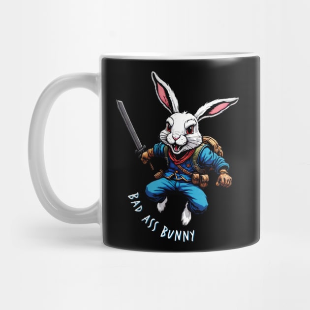 Bad Ass Bunny by Atomic City Art